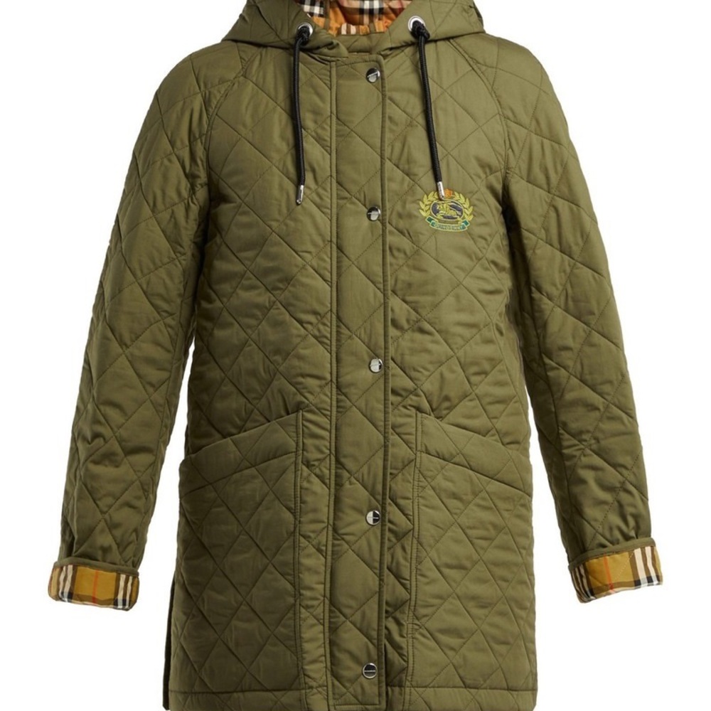 EUC Burberry Roxwell Thermoregulated Quilted Coat Small.